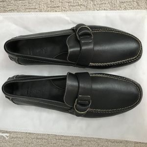 RALPH LAUREN BLACK DRIVING MOCCASINS AKA DRIVERS